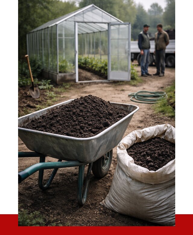 Чернозем для теплицы в Белореченске с доставкой от 1522 р. | ПРОНЕРУДБлч