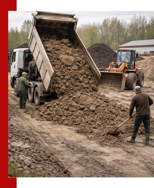 Доставка глин и суглинков в Белореченске оптом и вкрай