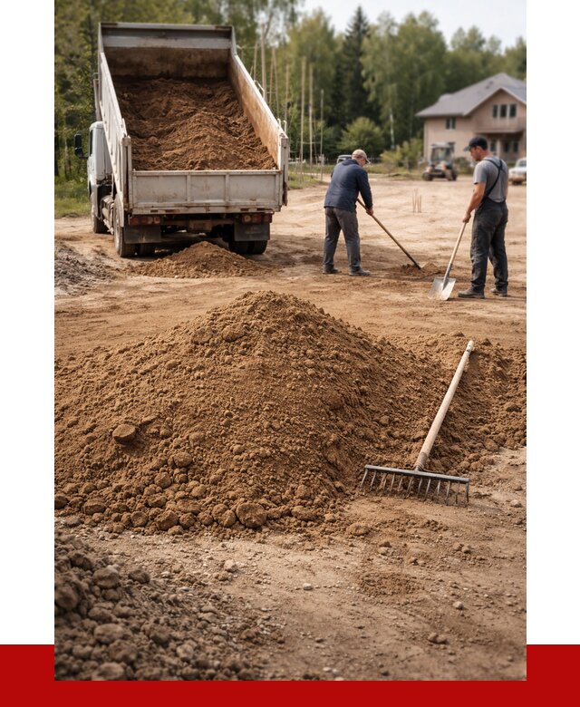 Суглинок для планировки в Белореченске с доставкой от 4260 р. | ПРОНЕРУДБлч