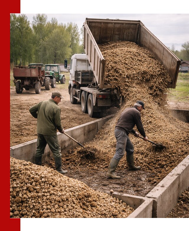 Куриный помет с доставкой в Белореченске оптом и в розницу