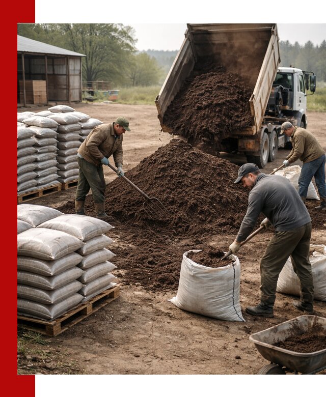 Доставка компоста оптом и в розницу в Белореченске