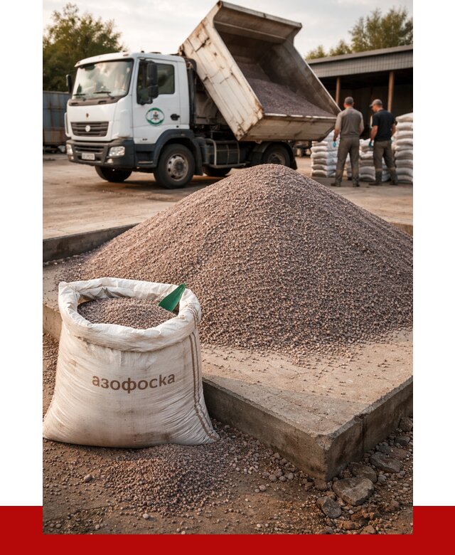 Купить азофоска в Белореченске с доставкой от 1217 р. за куб | ПРОНЕРУДБлч