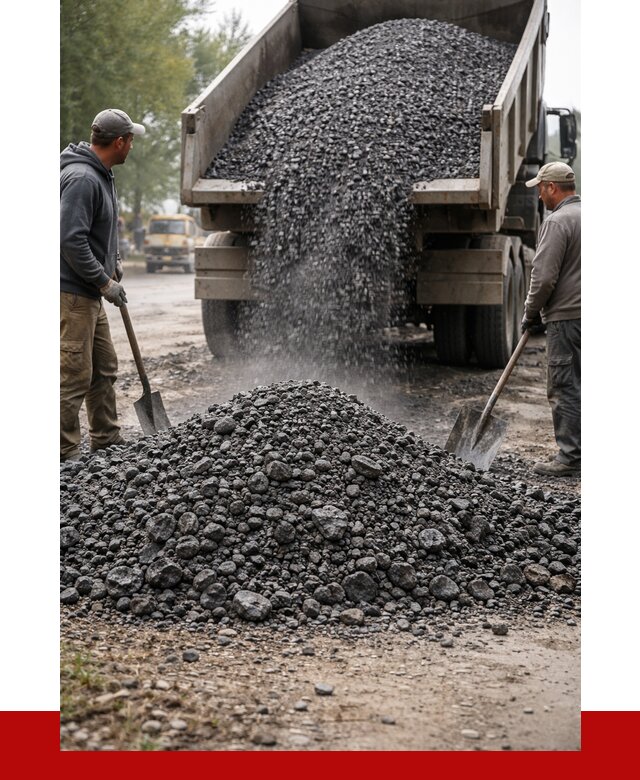 Дробленый асфальт в Белореченске от 2840 р. с доставкой | ПРОНЕРУДБлч