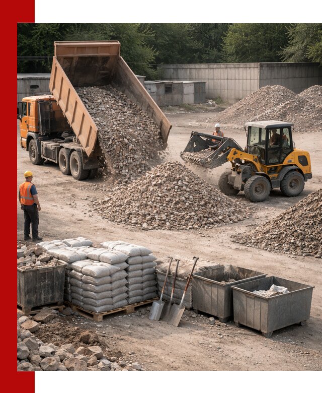 Вторичные материалы для отсыпки в Белореченске — поставка и доставка