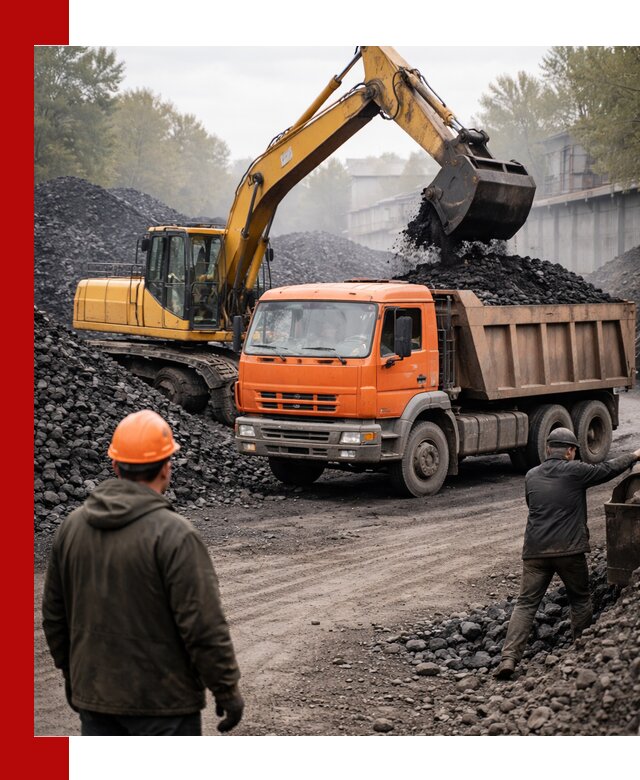 Доставка угля автотранспортом в Белореченске быстро и выгодно
