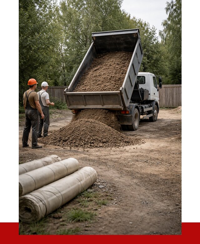 Доставка сыпучих материалов самосвалом в Белореченск от 4260 р. | ПРОНЕРУДБлч