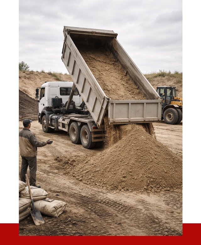 Доставка самосвалом 20 кубов в Белореченске от 7608 р. | ПРОНЕРУДБлч