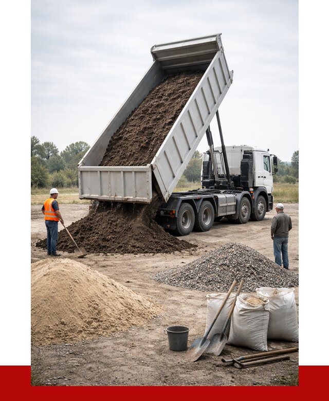 Доставка самосвалом 30 кубов в Белореченске от 8622 р. | ПРОНЕРУДБлч