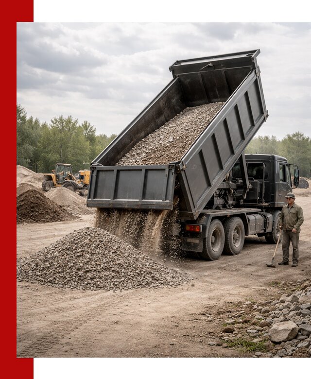 Доставка самосвалом 30 м3 по выгодным ценам в Белореченске