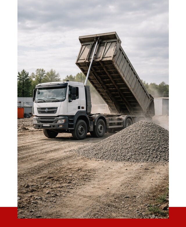 Доставка самосвалом 40 кубов в Белореченске от 9130 р. | ПРОНЕРУДБлч