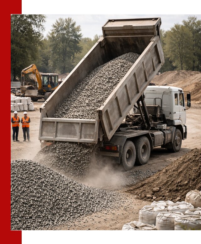 Аренда самосвала в Белореченске для доставки сыпучих и нерудных материалов