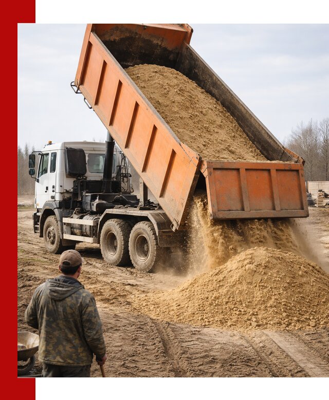 Аренда самосвала 20 тонн для перевозки грузов в Белореченске