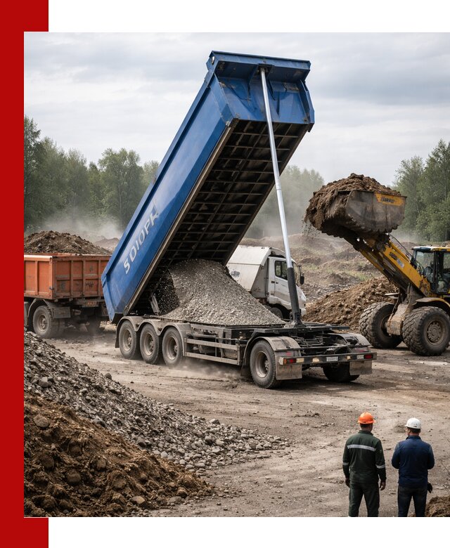 Аренда тонар 40 тонн в Белореченске с доставкой материалов