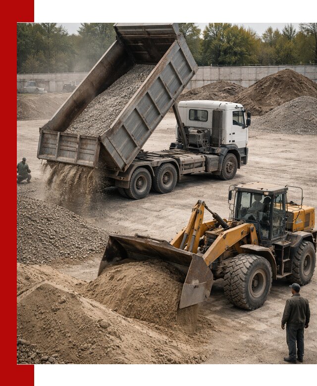 Перевозка сыпучих грузов самосвалами и бортовыми в Белореченске