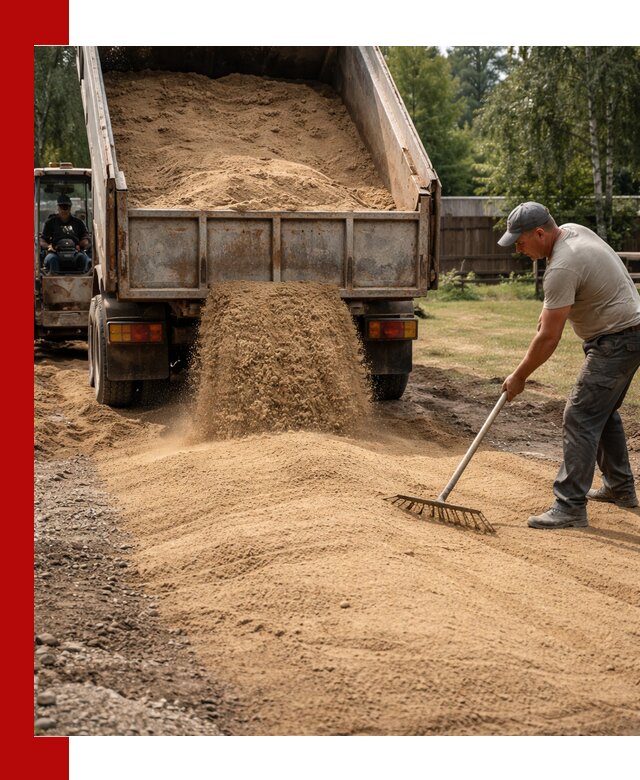 Отсыпка участка песком в Белореченске быстро и качественно