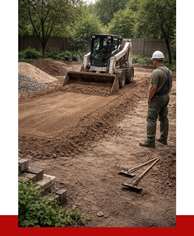 Выравнивание участка под ключ в Белореченске от 3550 р. | ПРОНЕРУДБлч